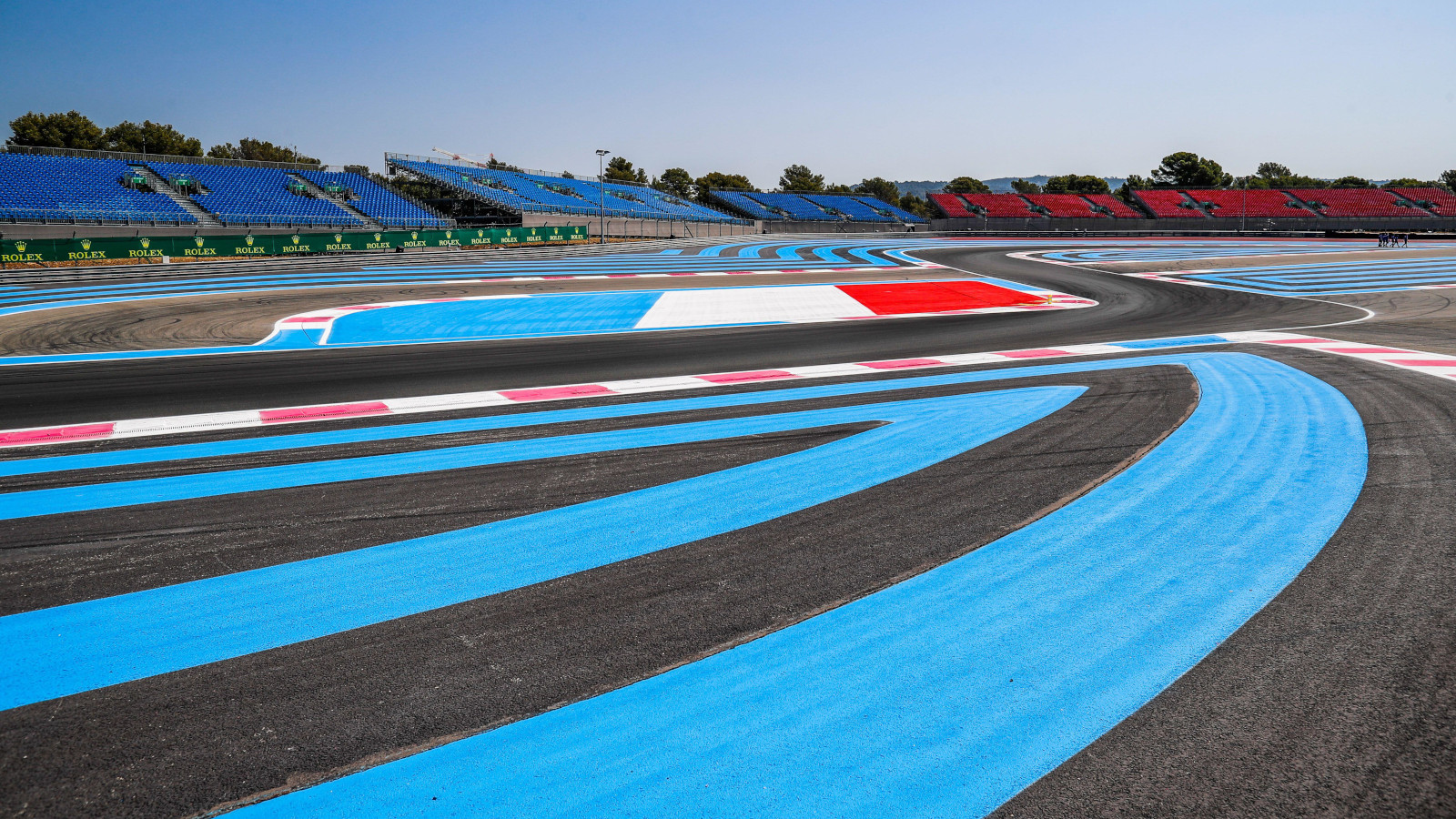 Le Castellet Paul Ricard法国大奖赛赛道线。2022年7月