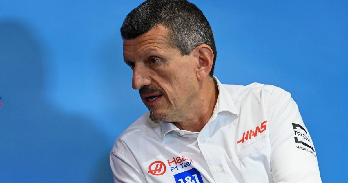 Guenther Steiner making a point. Red Bull Ring July 2022.