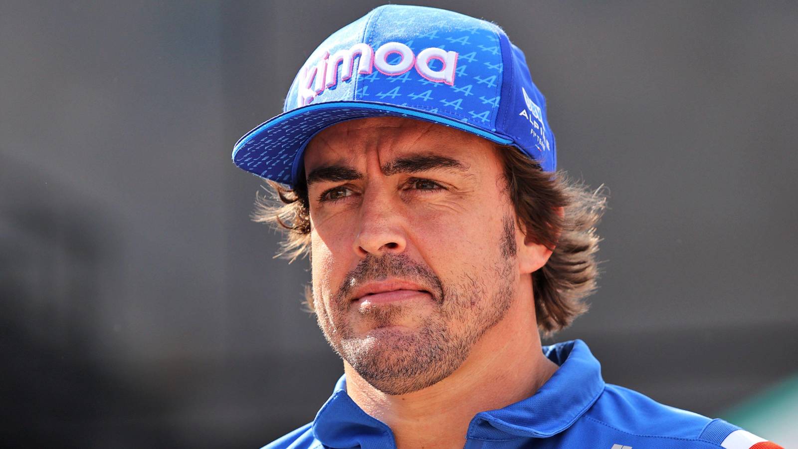 Fernando Alonso wearing Alpine team gear. Hungary, July 2022.