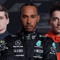 Lewis Hamilton, Max Verstappen and Charles Leclerc in F1TV Pro promo.