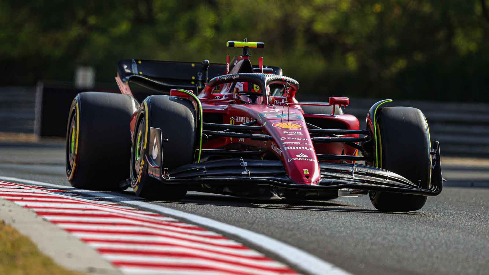 Ferrari F1 75 Carlos Sainz E Charles Leclerc 2022 Foto Editorial