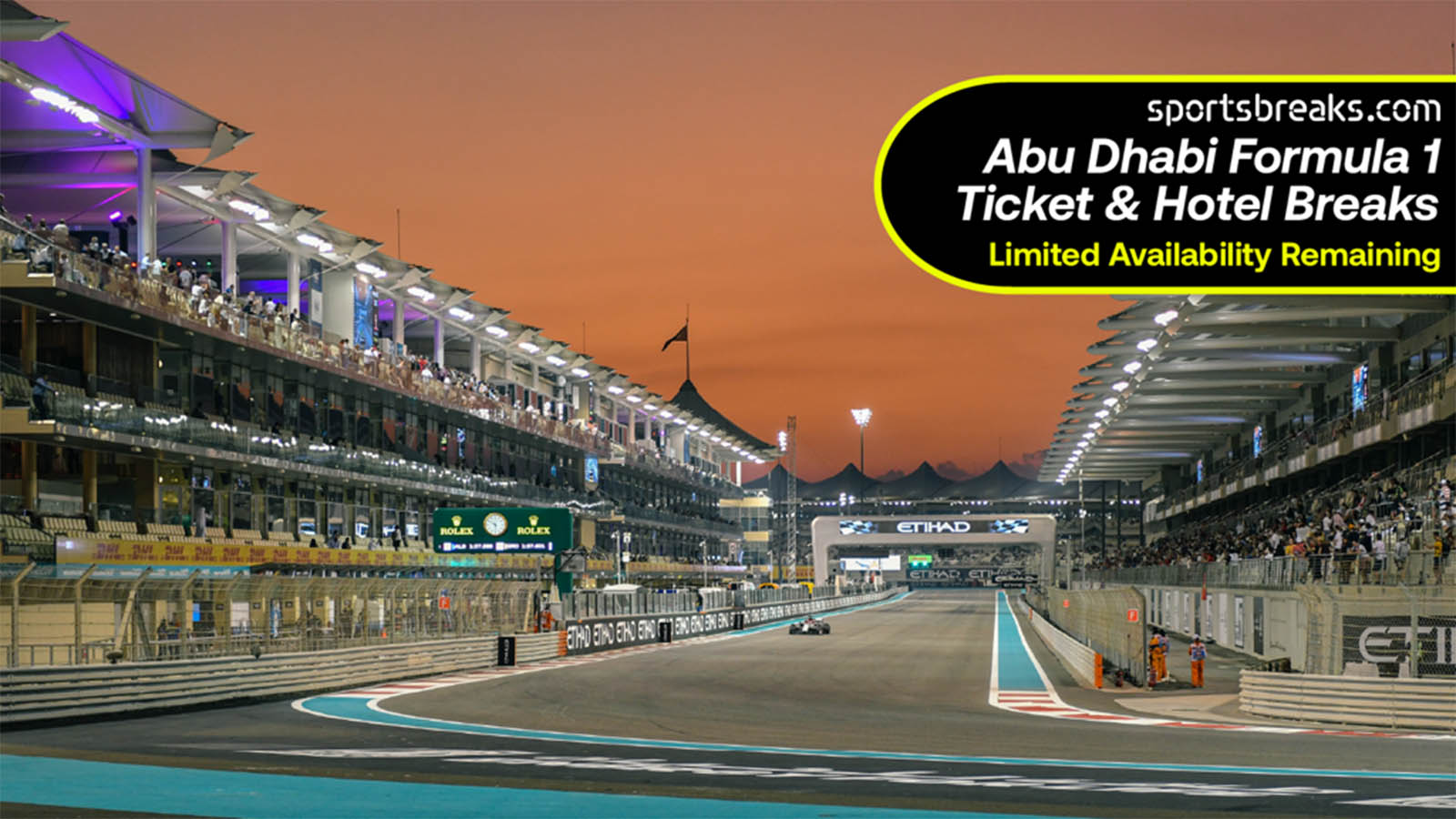 Abu Dhabi Grand Prix tickets and packages on sale now with SportsBreaks