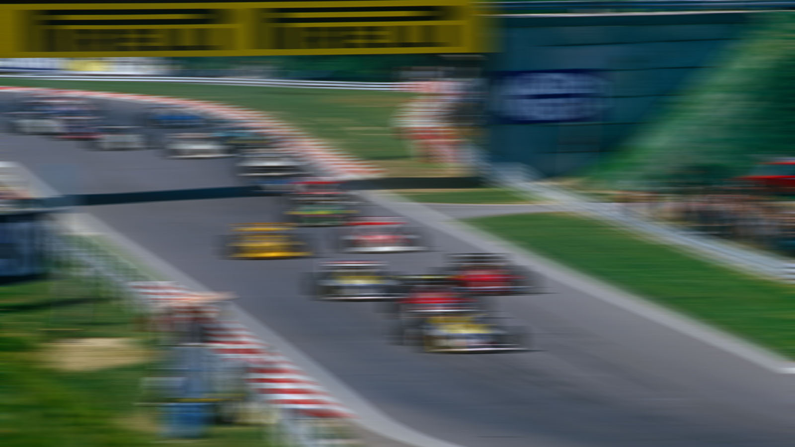 The starting grid for the 1987 Hungarian Grand Prix.