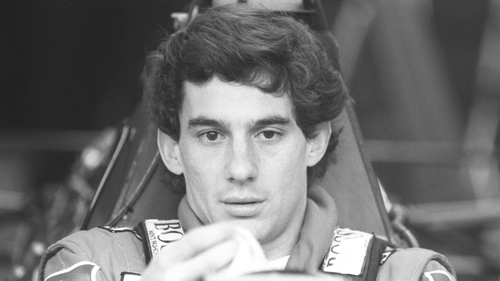 Ayrton Senna steel gaze