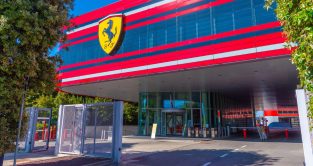 Ferrari factory entrance. Maranello September 2021.
