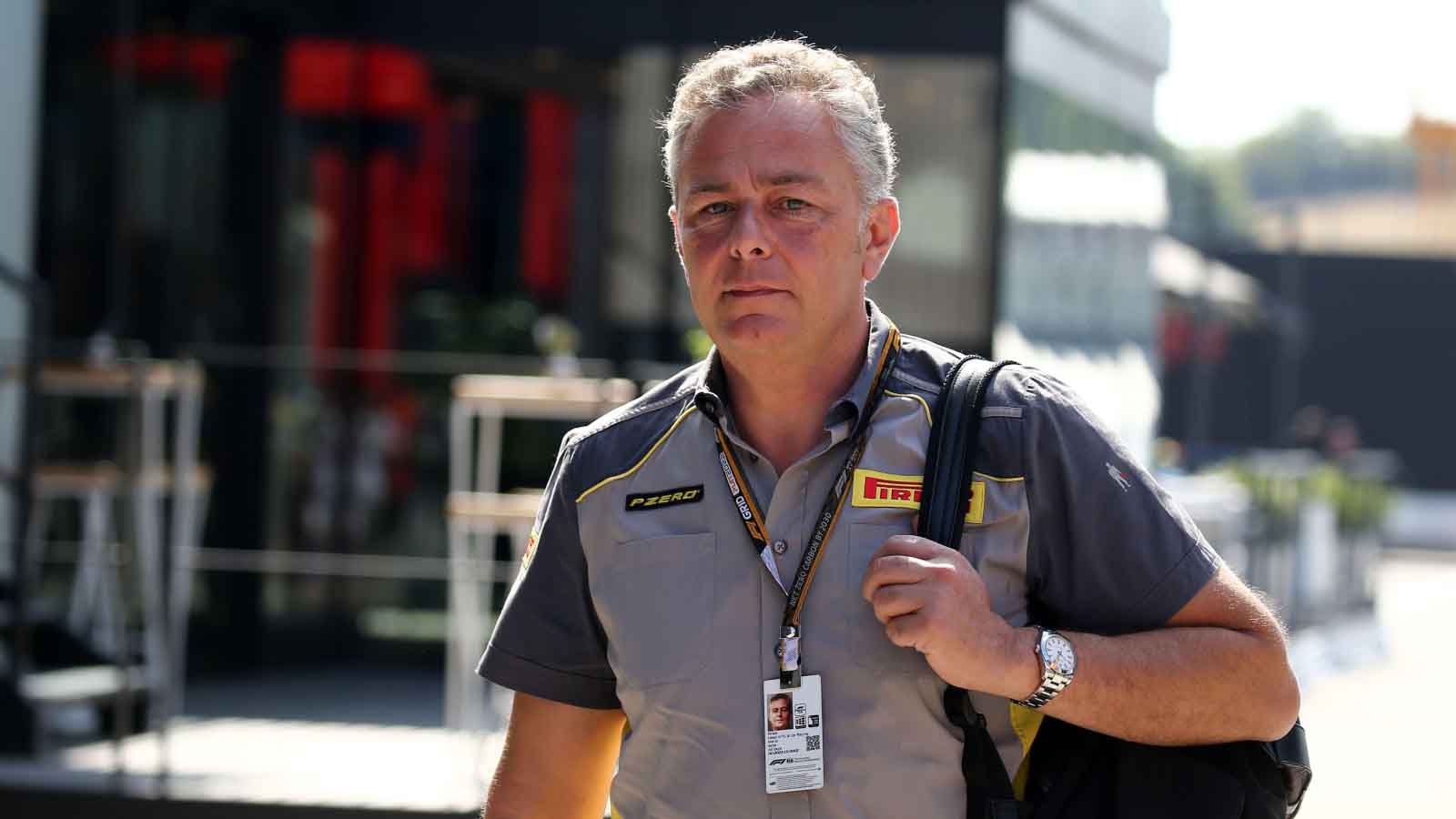 Pirelli motorsrport director Mario Isola. Hungary July 2022.
