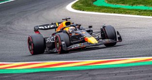 Max Verstappen，红牛，比利时大奖赛第二轮。2022年8月温泉。