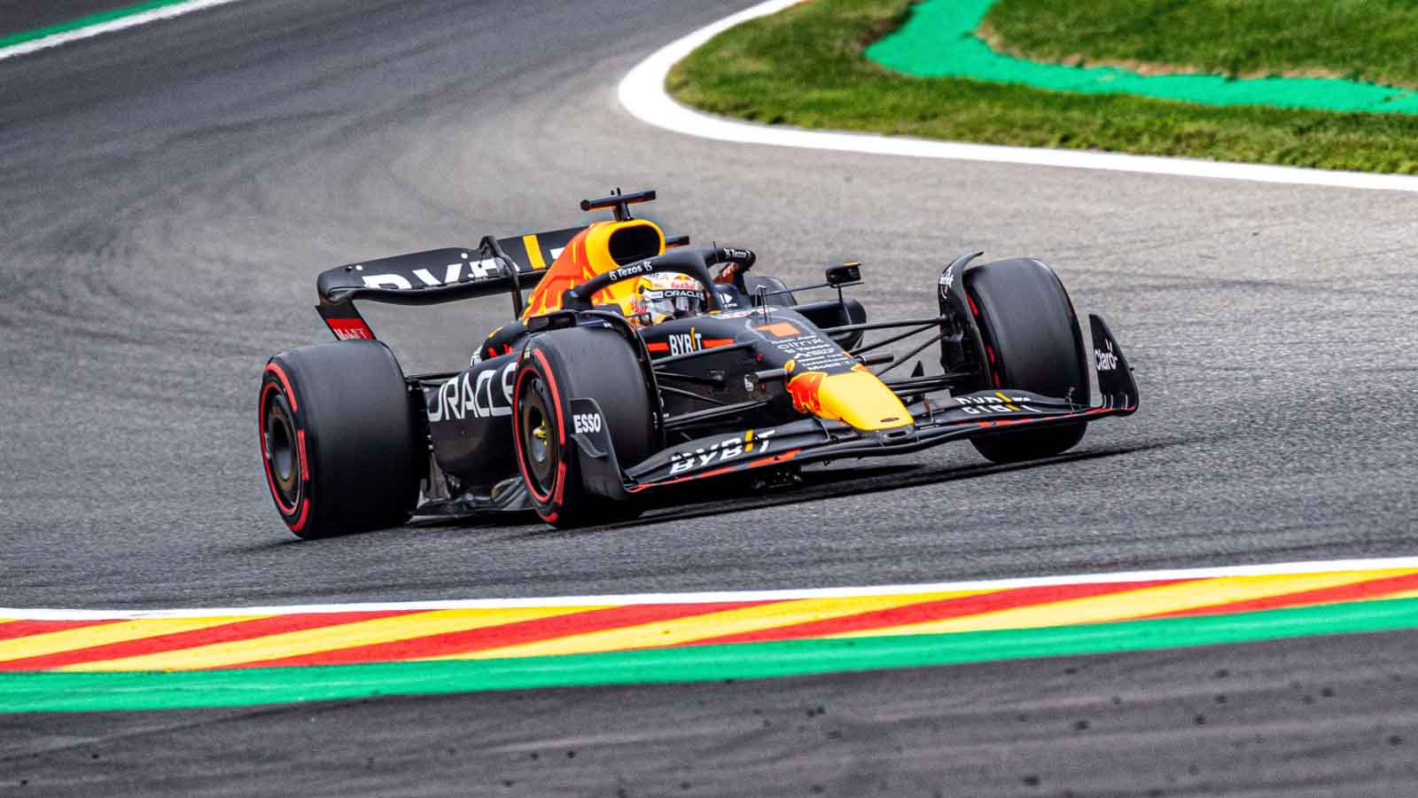 Max Verstappen，红牛，比利时大奖赛第二轮。2022年8月温泉。