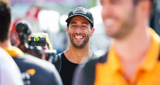 Daniel Ricciardo in the paddock. Monza September 2022.