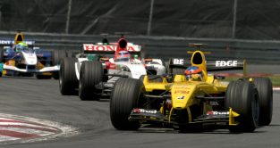 乔丹的蒂莫格洛克比赛在2004年加拿大大奖赛。蒙特利尔,2004年6月。