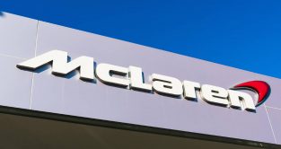 McLaren logo. California November 2019.