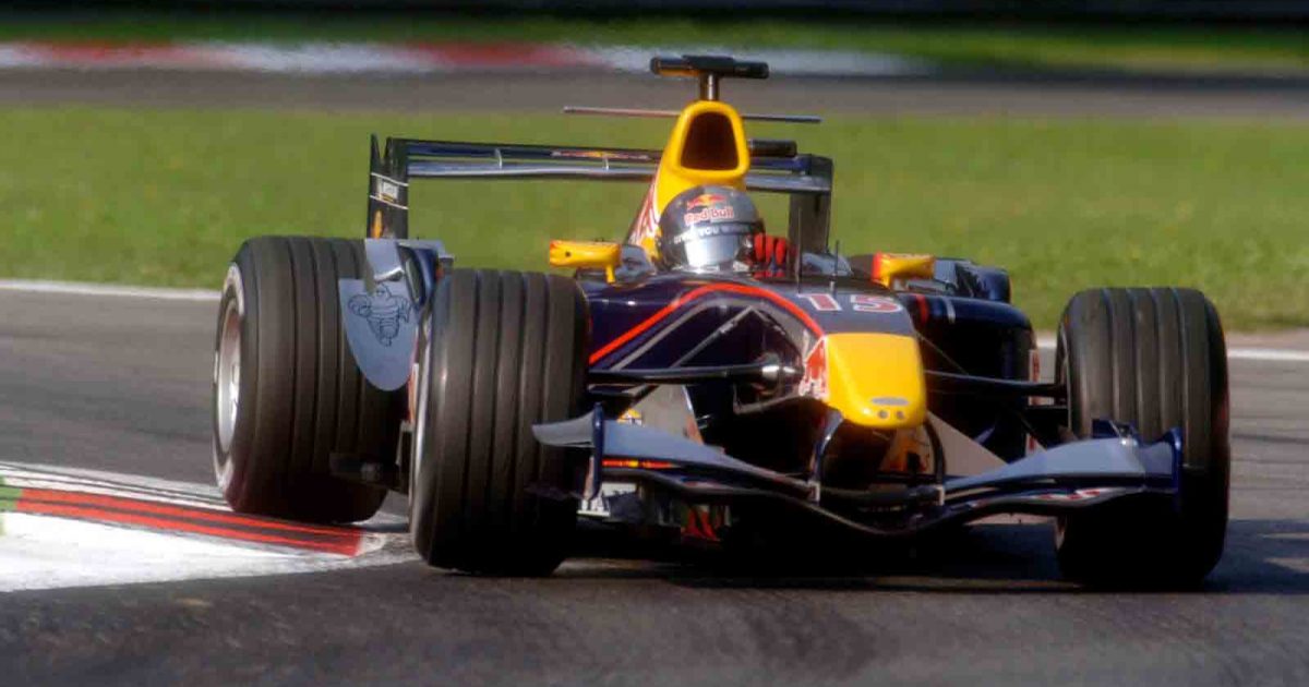 Christian Klien drives for Red Bull at Monza. Italy 2005.