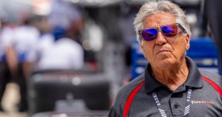 Andretti Autosport's Mario Andretti at the 2022 Indy 500. Indianapolis, May 2022.