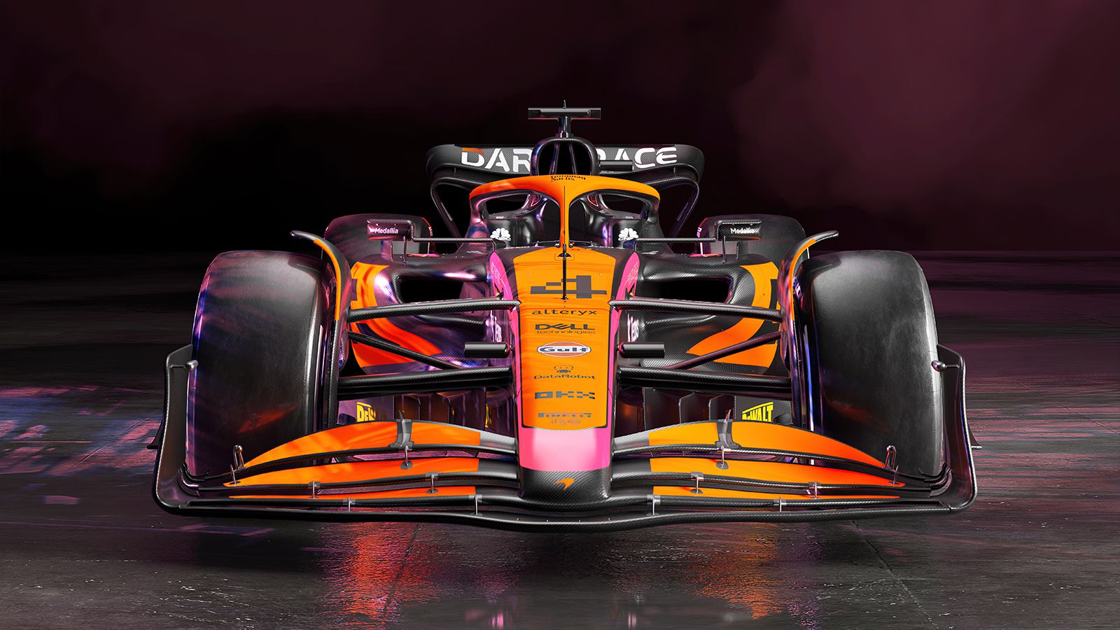 McLaren special Singapore and Japan livery front view