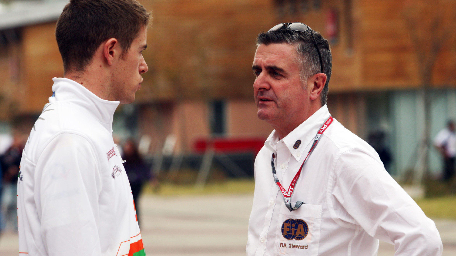 Martin Donnelly as an FIA steward in 2012.