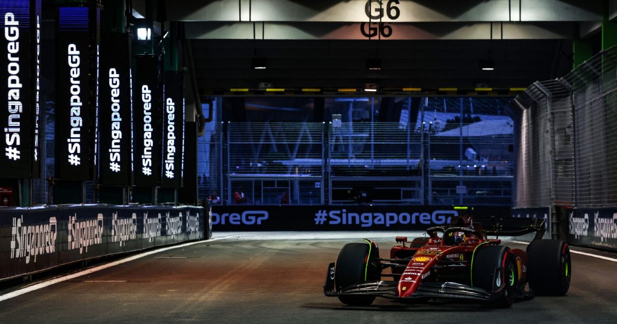 F1 2022 results Singapore Grand Prix Second Practice session