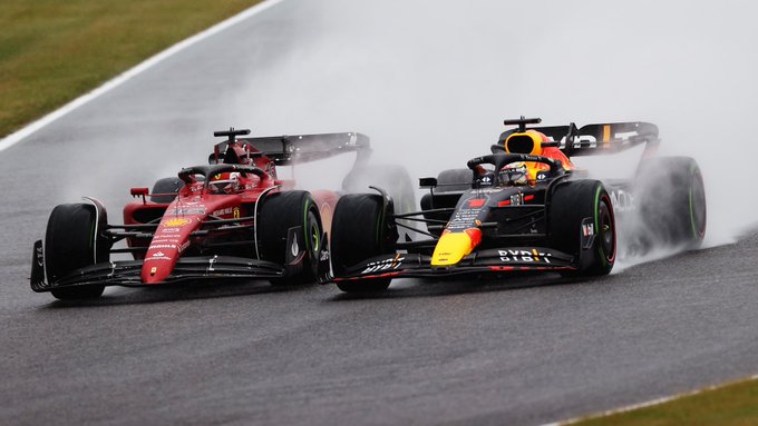 Red Bull and Ferrari at Suzuka