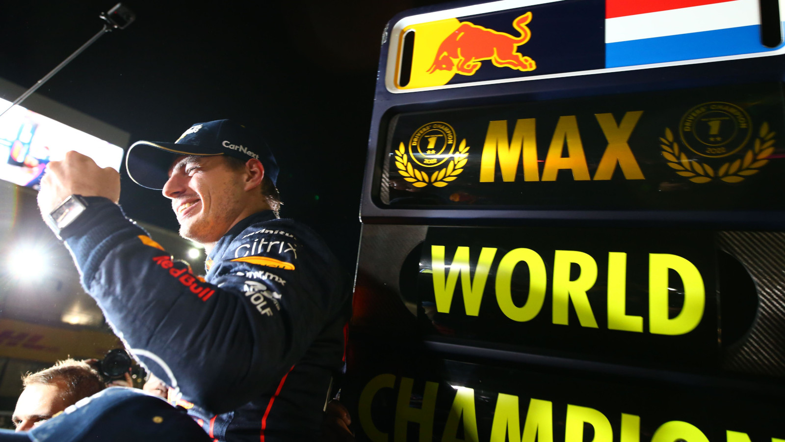 Max Verstappen crowed 2022 F1 World Champion. Japan October 2022