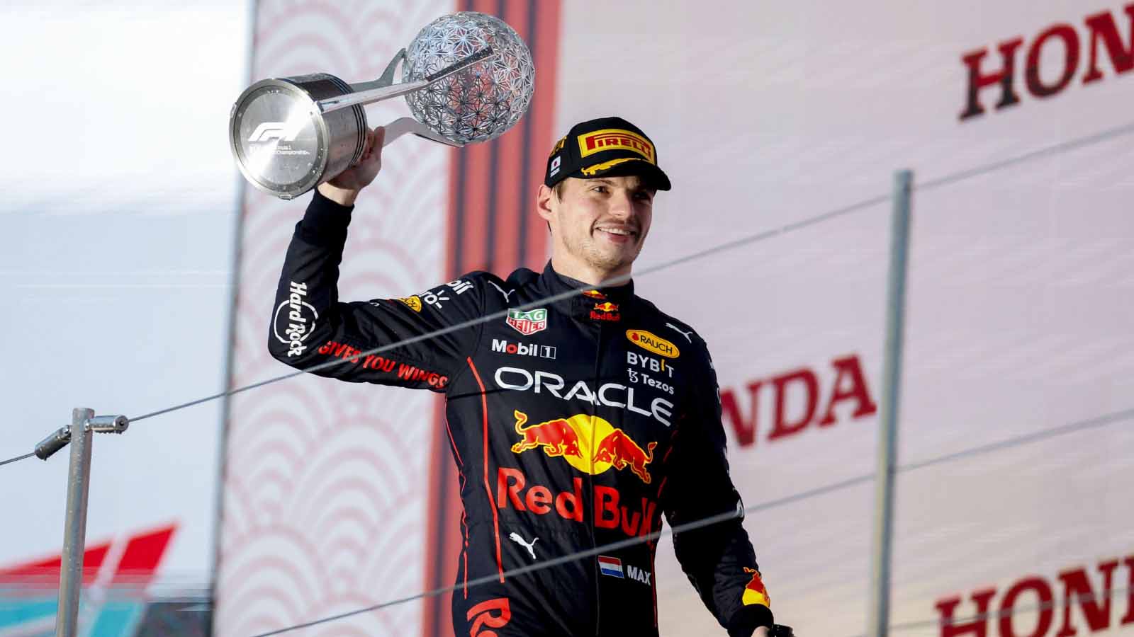 Max receives F1 World Championship trophy 2022: 'An exceptional year' 