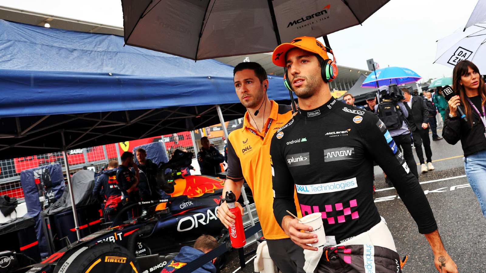 McLaren's Daniel Ricciardo at the Japanese Grand Prix. Suzuka, October 2022.