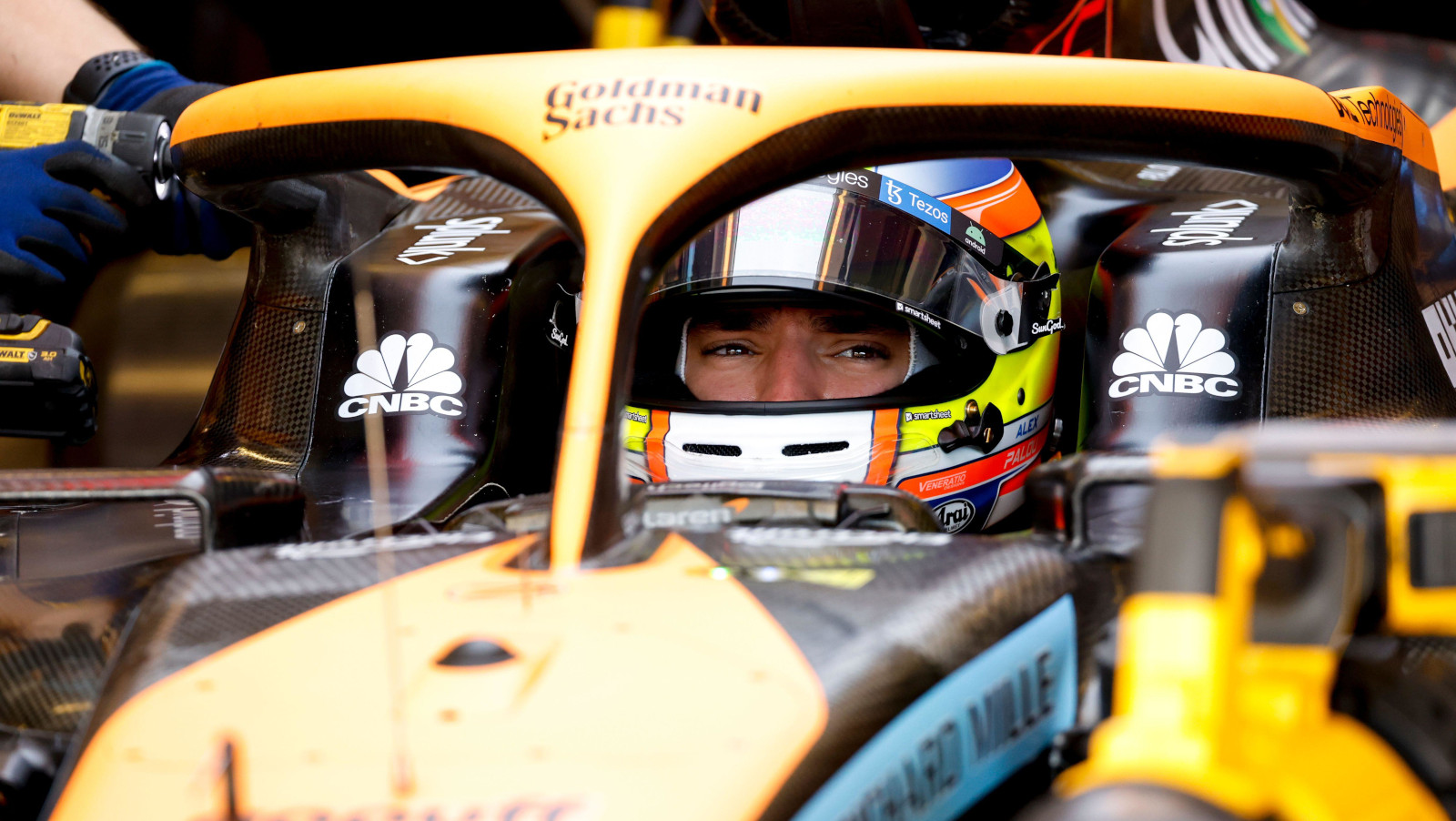Alex Palou McLaren FP1 run. Austin October 2022