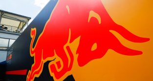 Logo illustration for Red Bull Racing. Hungary July 2022