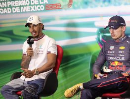 Max Verstappen reacts to Lewis Hamilton’s claim he may have ‘a problem’ with him