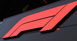The F1 logo. Barcelona, May 2022