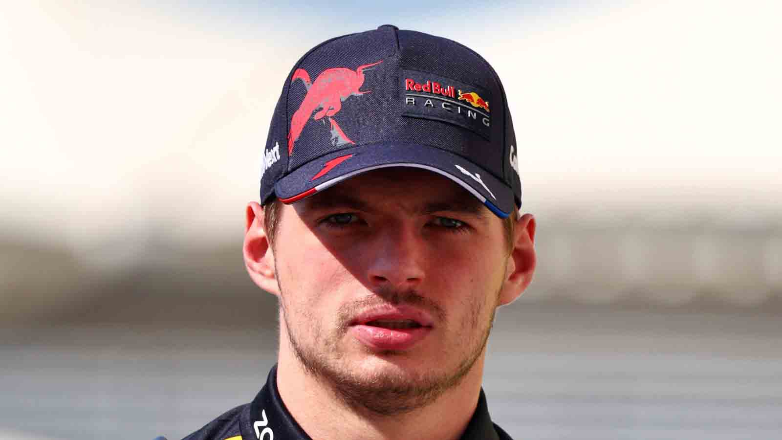 Max Verstappen arrives in the paddock. Abu Dhabi November 2022.