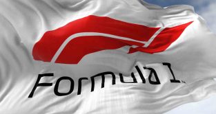 Formula 1 flag. F1 Italy 2022.