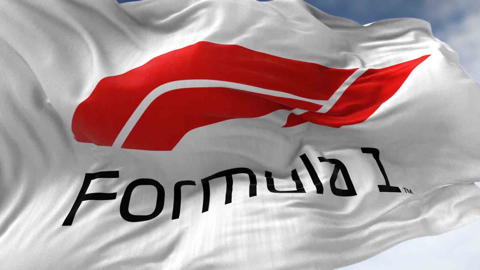 Formula 1 flag. F1 Italy 2022.