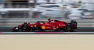 Robert Shwartzman Ferrari Abu Dhabi test. November 2022