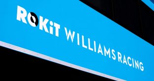 Williams ROKiT logo. Barcelona testing February 2020.