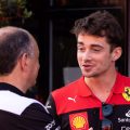 Charles Leclerc quizzed on Frederic Vasseur Ferrari team boss rumours
