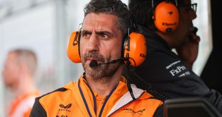 McLaren racing director Andrea Stella. Mogyorod, Hungary, July 2022.