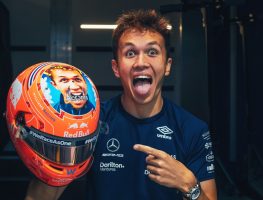 Alex Albon reveals Valentino Rossi inspired helmet that never made it to the track