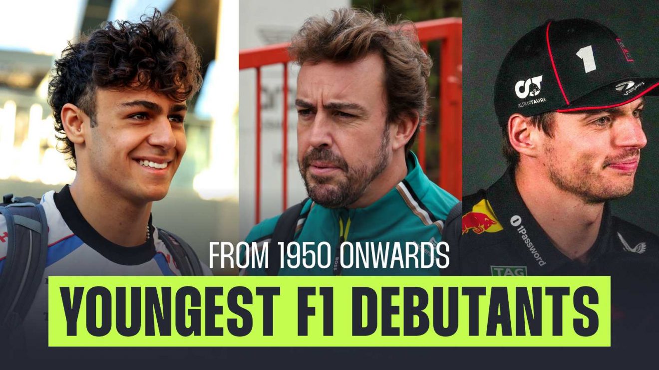 The youngest ever F1 debutants.
