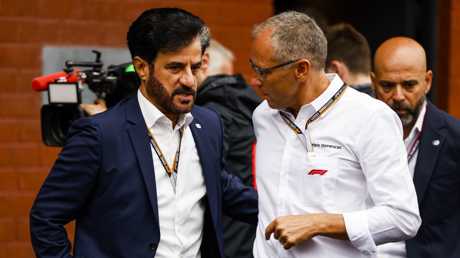 Mohammed Ben Sulayem和Stefano Domenicali。比利时Spa。2022年8月