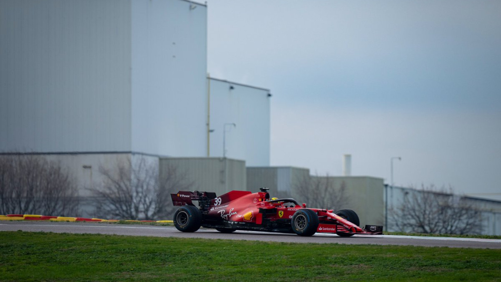 Ferrari's Robert Shwartzman testing at Fiorano, January 2023.