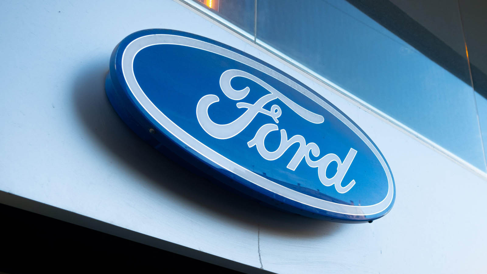 Ford logo stock image.