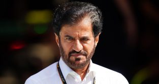 FIA President Mohammed ben Sulayem prior to first practice at the Italian Grand Prix, Monza, September 2022.