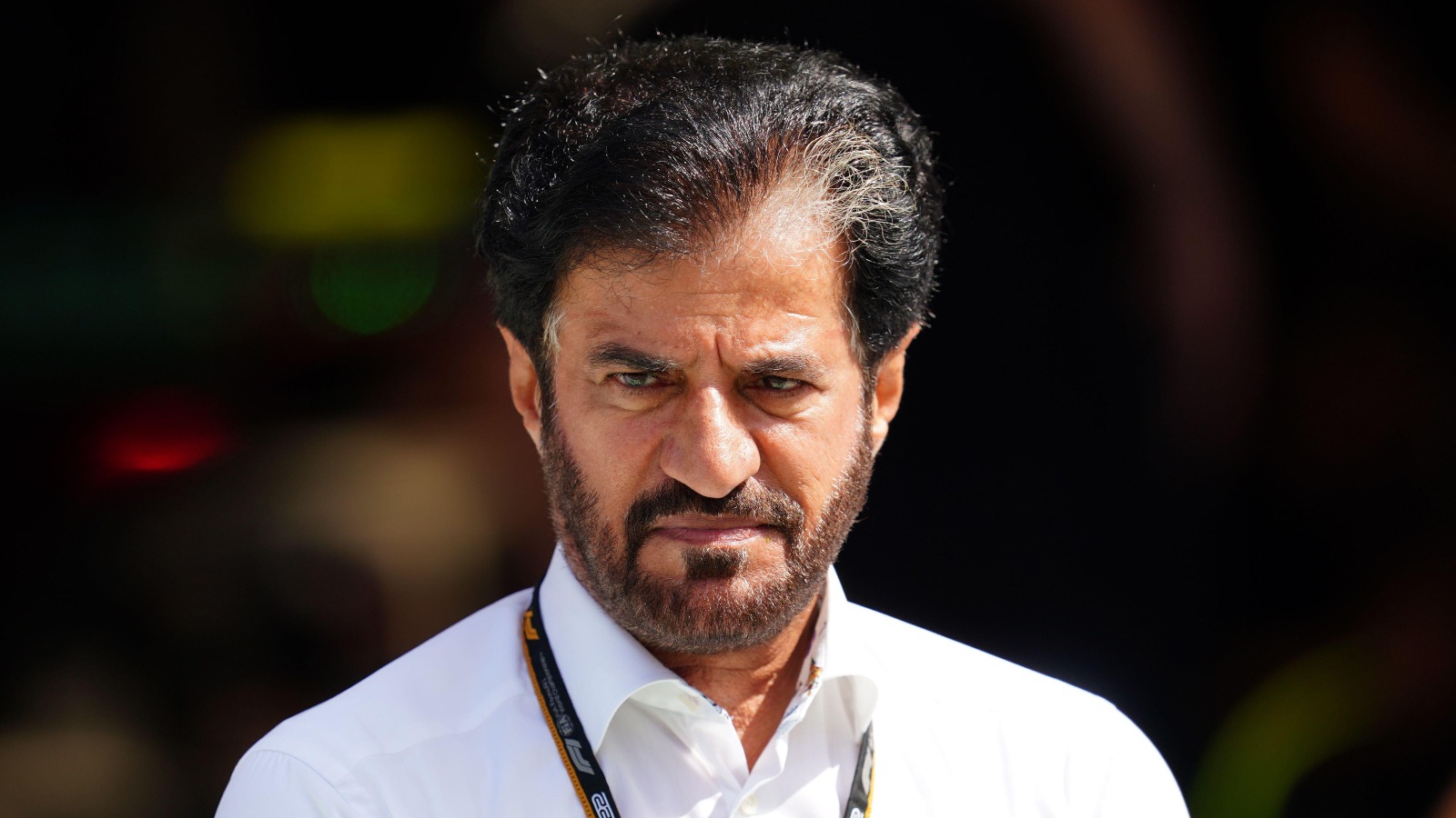 FIA President Mohammed ben Sulayem prior to first practice at the Italian Grand Prix, Monza, September 2022.