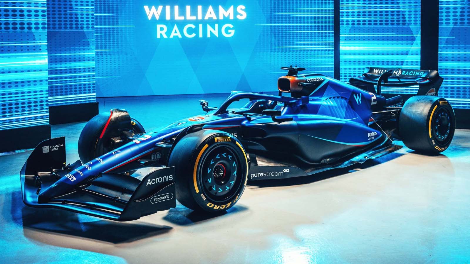 Williams unveil new look and new sponsor for FW45 as 2023 car is