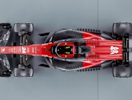 Martin Brundle spots a problem with Alfa Romeo’s new C43 livery