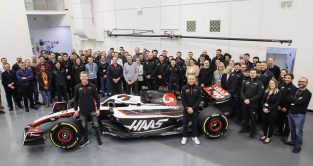 Haas VF23 at Silverstone. February 2023