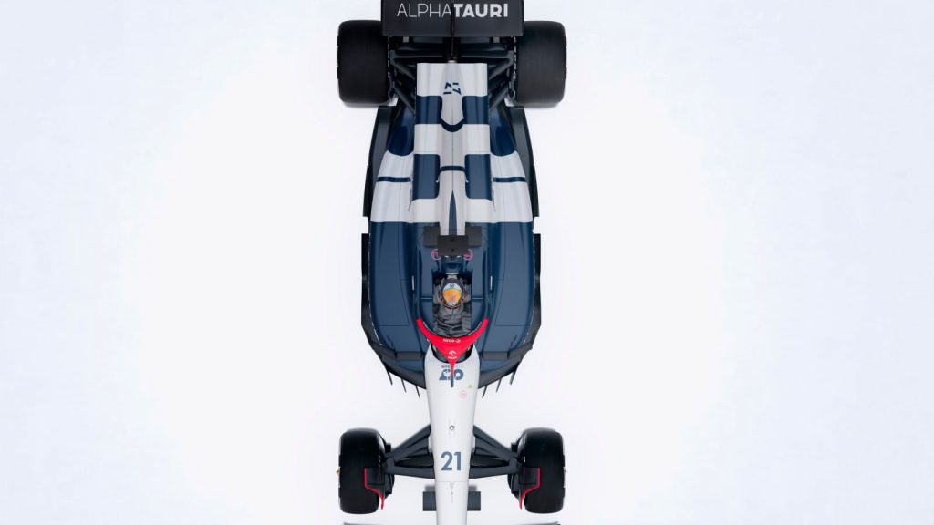 Check out all the angles of the new AlphaTauri AT04 livery