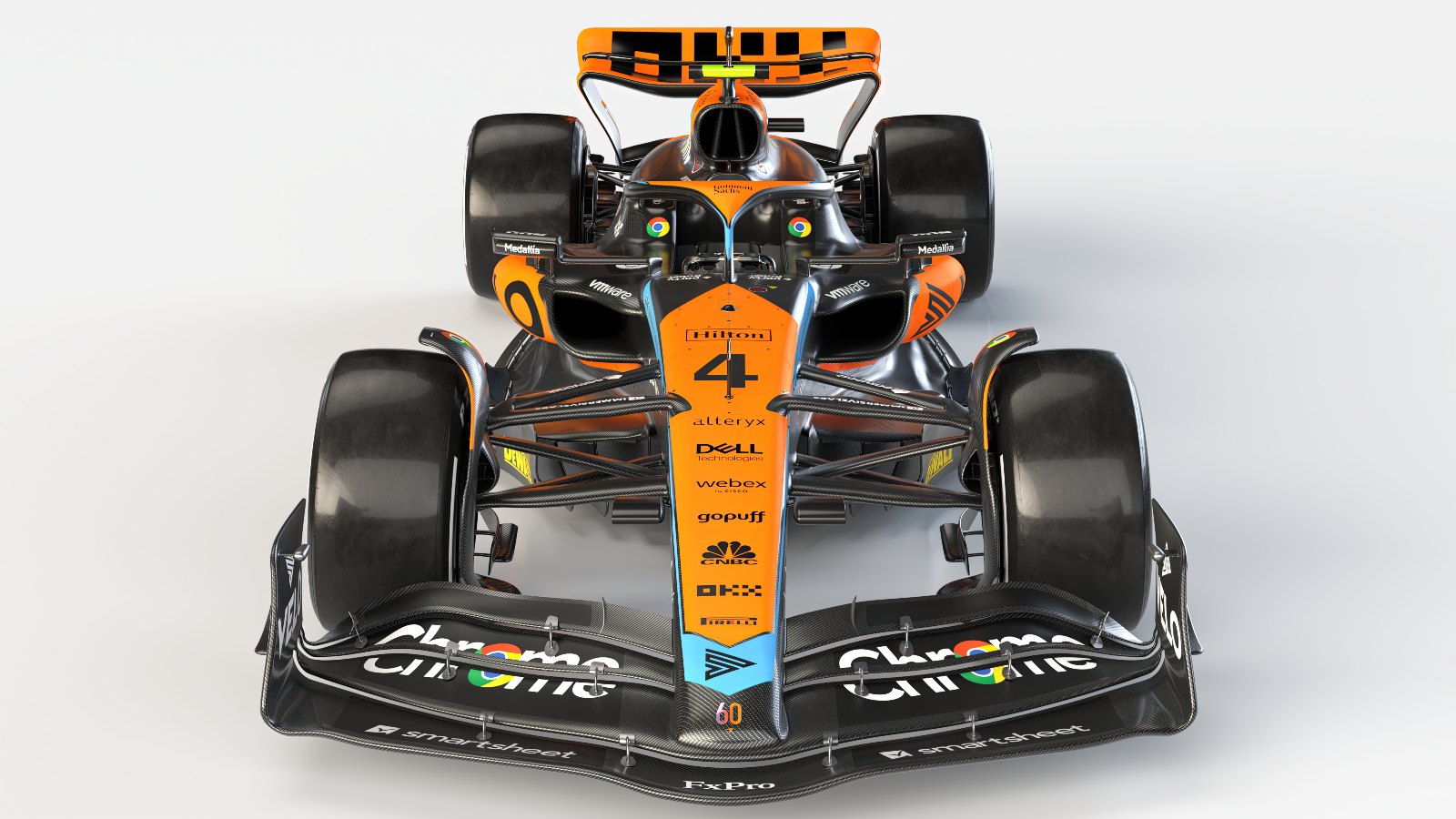 Front-on look McLaren MCL60.