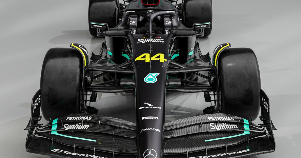 Mercedes offers a first look at their 2023 F1 car, the W14