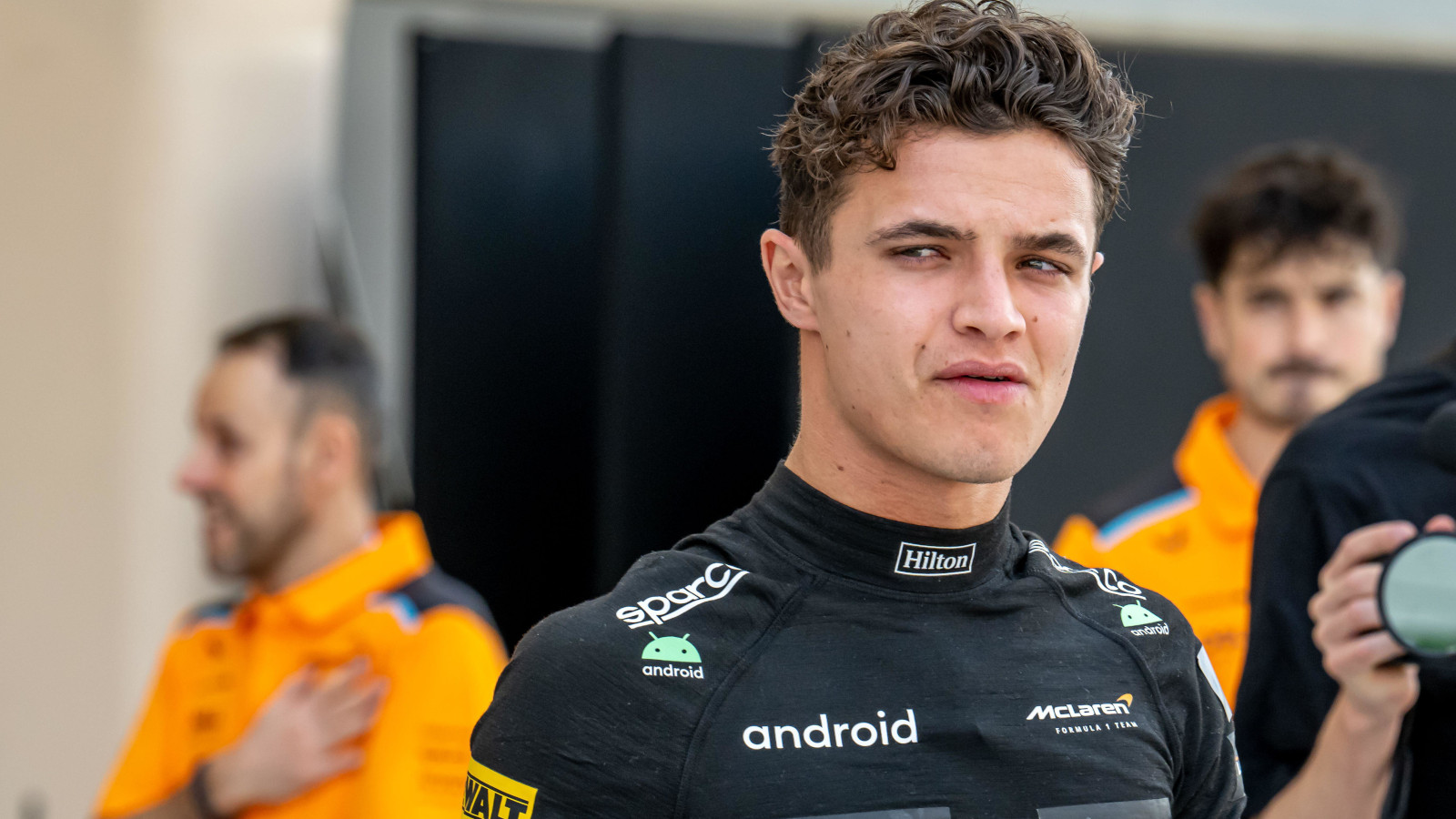 Report of Lando Norris' 'sort of' display of frustration during Bahrain