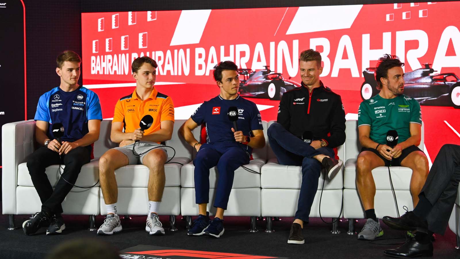Bahrain Grand Prix press conference. March 2023.